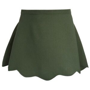 JW Anderson Scalloped Hem Mini Skirt